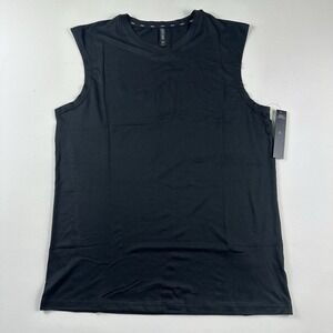 Leg3nd Inspire Tank Top T Shirt Men Large Black Active Training Gym Sleeveless